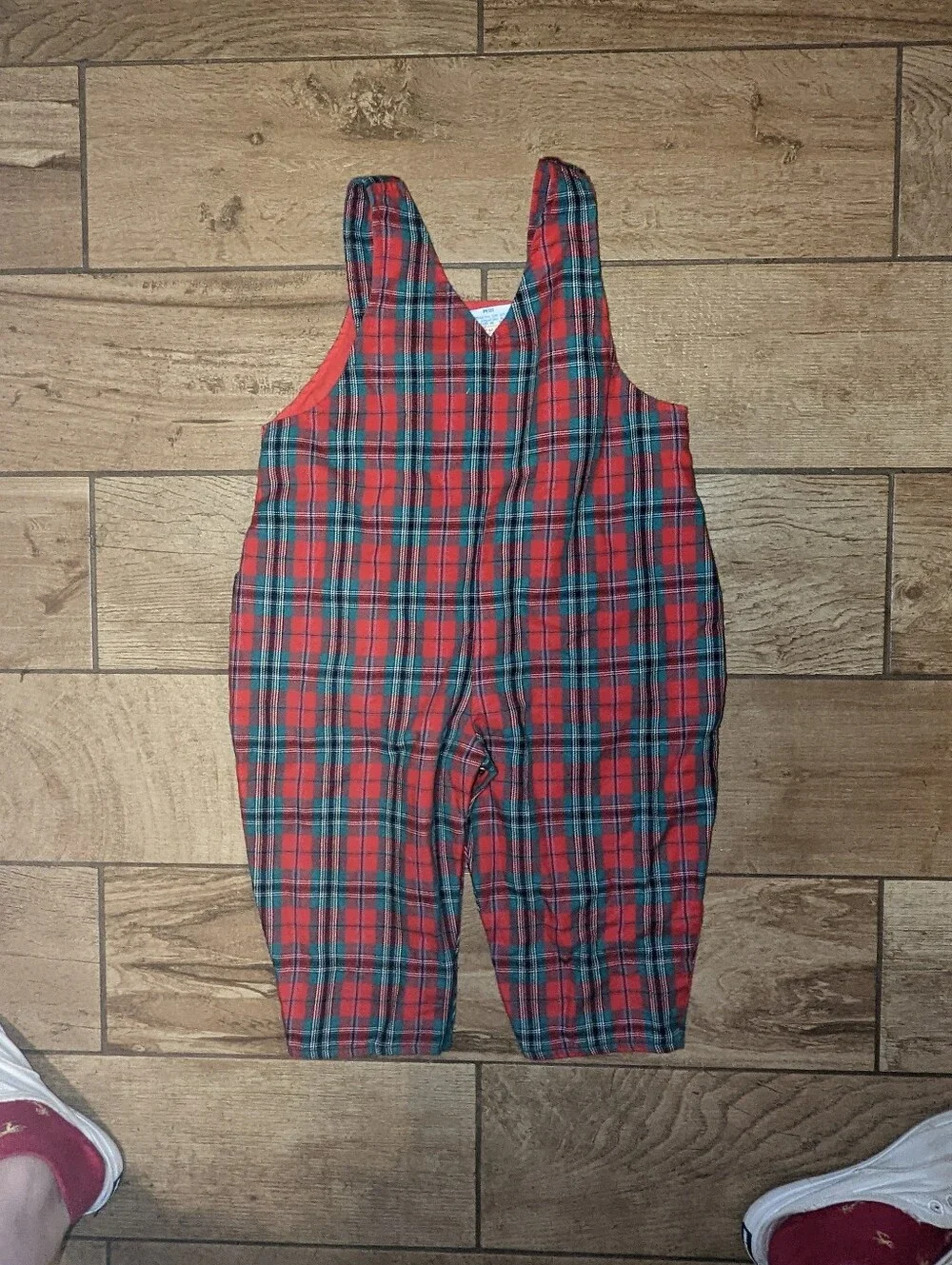 Vintage Glynne Percy Christmas 18M months Boy Girl Christmas rompers Overalls